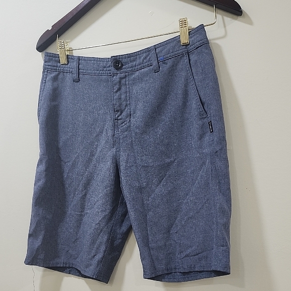 O'Neill Blue Flat Front Shorts Casual Style - Picture 1 of 8